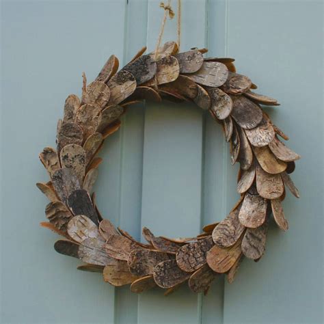 Decorative Birch Christmas Wreath By Ella James