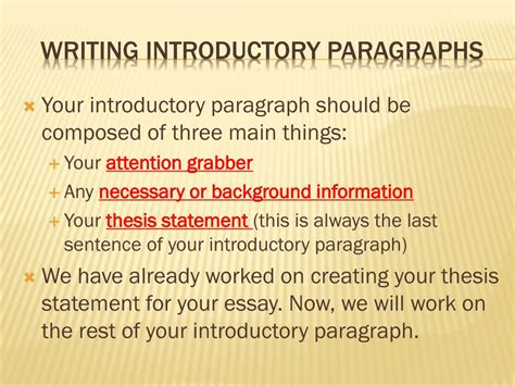 ️ Introductary Paragraph Examples Of Great Introductory Paragraphs