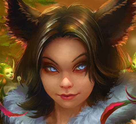 Fox Girl Fantasy Fox Girl Artyom Smirnov Face Fairy Chrismtas