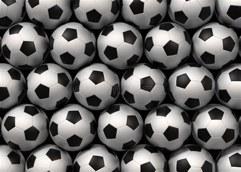 Soccer Balls Stock Illustration Illustration Of Clipping 14281521