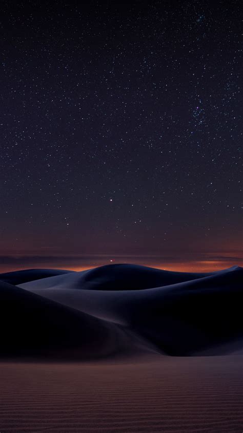 Desert Night Space View Iphone Wallpaper Iphone