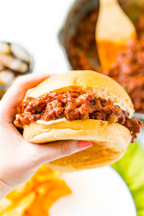 This sloppy joe recipe was always a childhood favorite. Sloppy Joes Recipe | Sugar & Soul