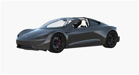 3d Tesla Roadster 2017 Turbosquid 1252052