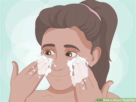 This no drip formula has a sweet almond scent. 3 Ways to Bleach Facial Hair - wikiHow