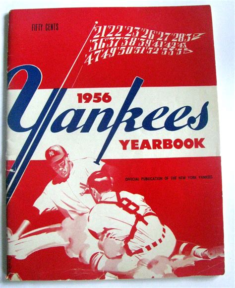Lot Detail 1956 New York Yankees Yearbook