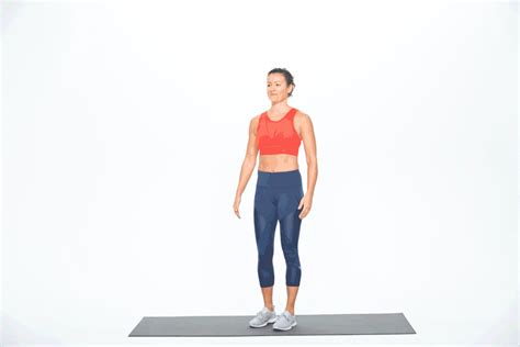 Warmup Standing Knee To Chest 25 Minute Home Workout Popsugar