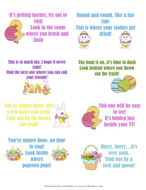 Easter egg hunt clues, riddles and ideas for toddlers, preschoolers and children. Easter Egg-stravagenza! New Easter Egg Riddles, Decorating and Basket Ideas | Easter scavenger ...