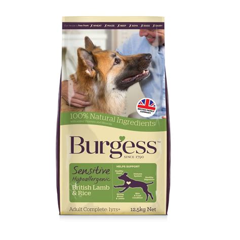 They create some of the best grain free dog foods currently. Burgess Sensitive Dog Food With British Lamb & Rice 12.5kg ...