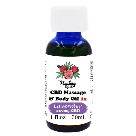 Lavender Massage And Body Oil 125mg Cbd 1oz Northeast Canna Supply