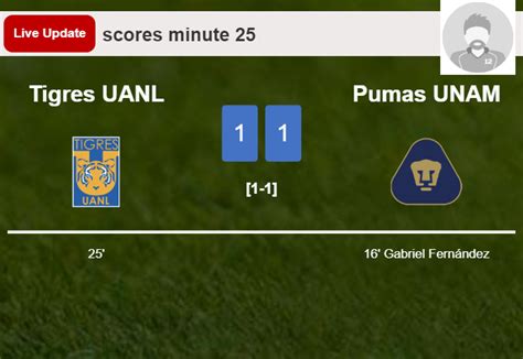 Live Updates Tigres Uanl Draws Pumas Unam With A Goal From In The