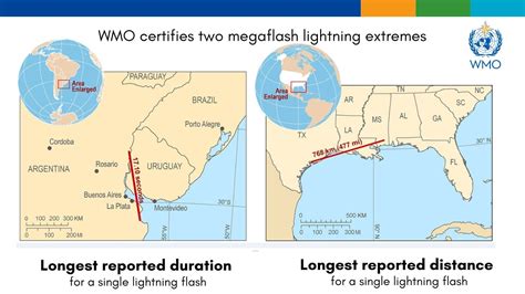 Longest Lightning Bolt Record 477 Miles Over 3 States Daily Leader