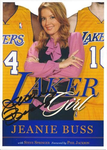 Jeanie Buss Signed X Photo Signed Reprint Basketball Los Angeles