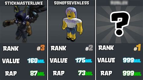 Top 100 Richest Roblox Players Comparison 2023 Youtube