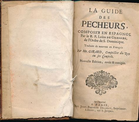 La Guide Des Pecheurs Composée En Espagnol Traduite De Nouveau En