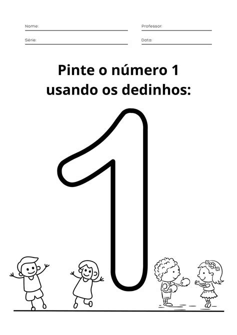 Atividades Número 1 Sugestões Criativas Para Trabalhar Na Educação