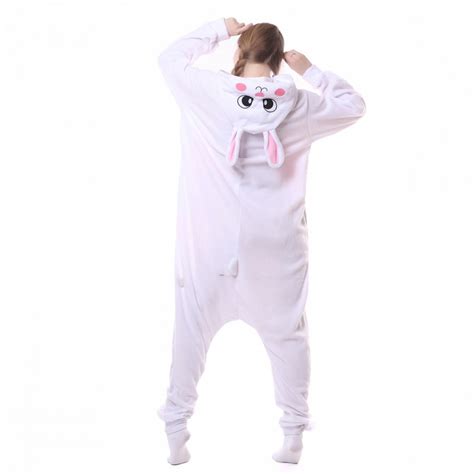 White Rabbit Onesie Animal Costumes Kigurumi Pajamas