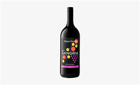 Beso Del Sol Red Sangria Beso Del Sol Sangria Bottle Transparent Png