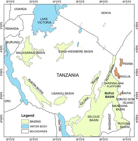 Sedimentary Basins Of Tanzania Download Scientific Diagram