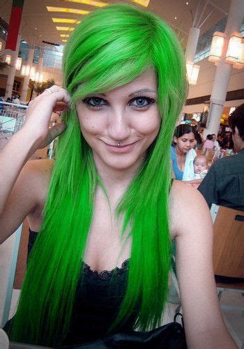 Dyed Beauties Unique Hair Salon Hair Inspiration Color Green Hair