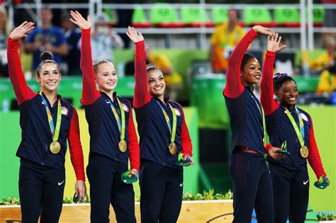 rio 2016 the u s women s gymnastics team is as good as gold wsj