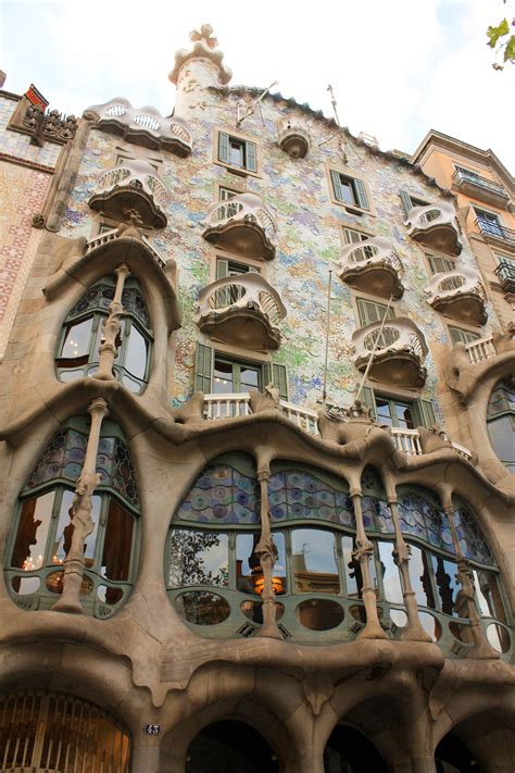 Barcelona Spain Antoni Gaudi Architecture Tourist Guide
