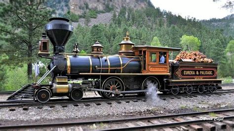 Eureka N° 4 Is A 4 4 0 American Built By Baldwin Locomotive Works In 1875 This Beautiful