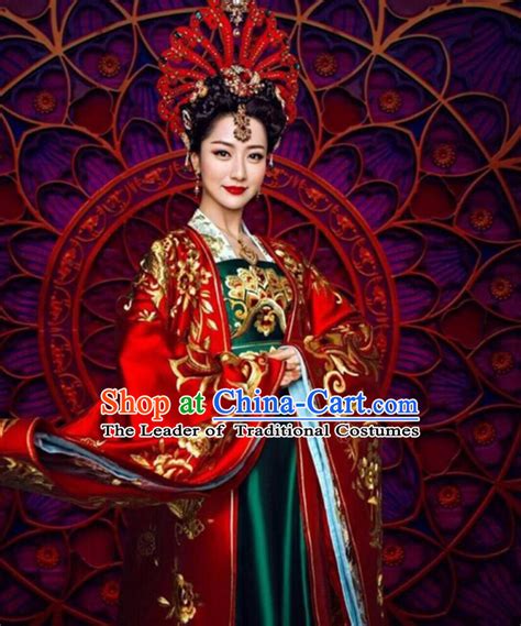 traditional ancient chinese imperial emperess costume chinese wedding