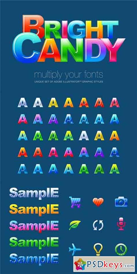 Adobe Illustrator Styles Candy 654883 Free Download Photoshop Vector