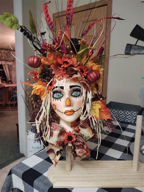 Mannequin Head Art Fun Diy Halloween Decorations Fall Halloween