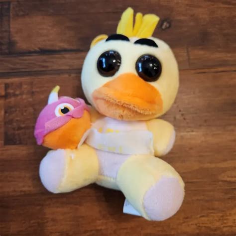 Fnaf Five Nights At Freddys Chica Plush Toy Yellow Duck Lets Eat Chica