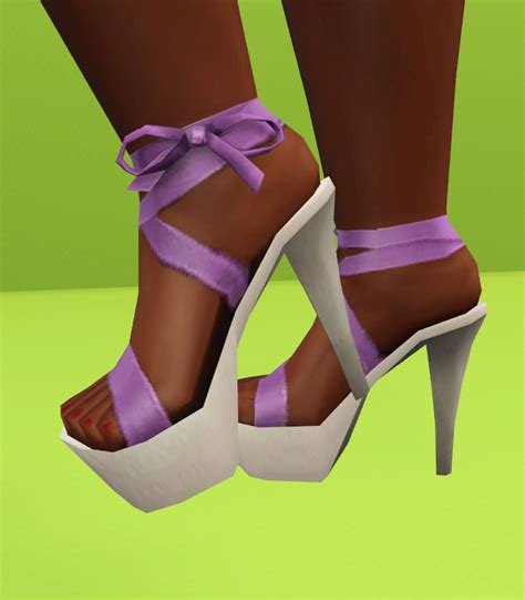 Mod The Sims I Wanna See Some Cash Platform Heels