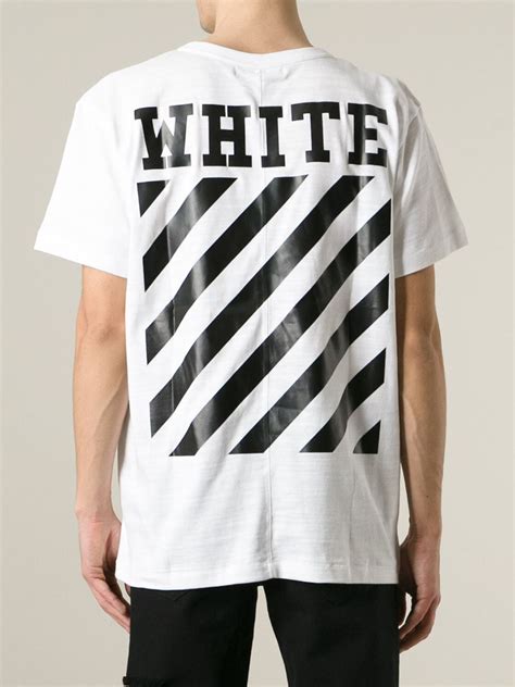 Off White Co Virgil Abloh Caravaggio Print T Shirt In White For Men Lyst