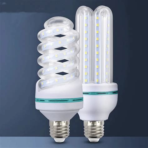 E27 Led Energy Saving Bulb Spiral Tube Bulb Home White Light Indoor Bed