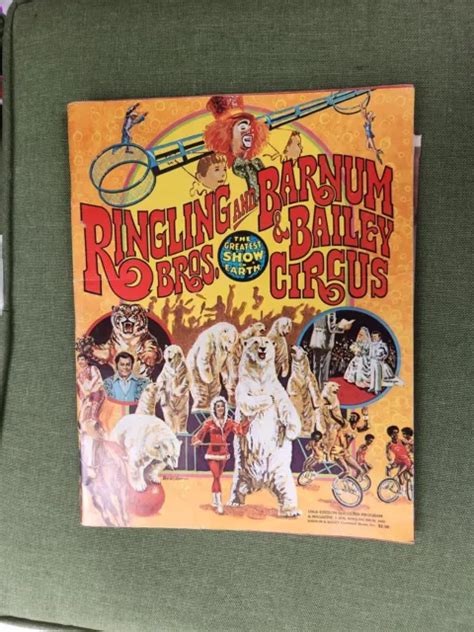 Ringling Bros And Barnum Bailey Circus Vintages Program Th