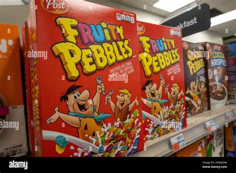 Flintstones fruity pebbles hi-res stock photography and images - Alamy