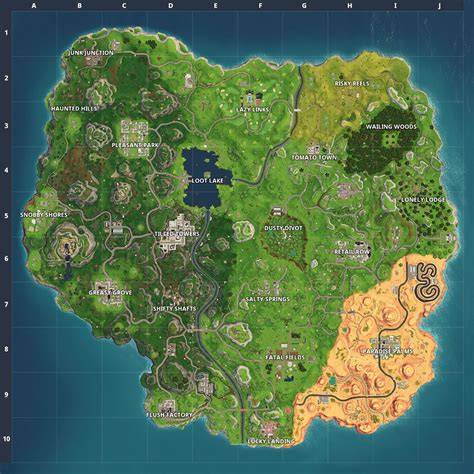 Good Resolution Season 5 Map With Grid Rfortnitebr