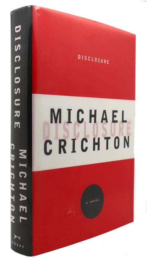 Disclosure Michael Crichton First Edition First Printing