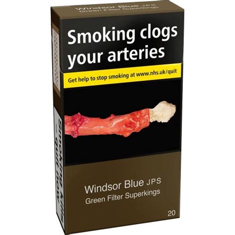 Windsor Blue Jps Real Blue Superkings Cigarettes Multipack 100