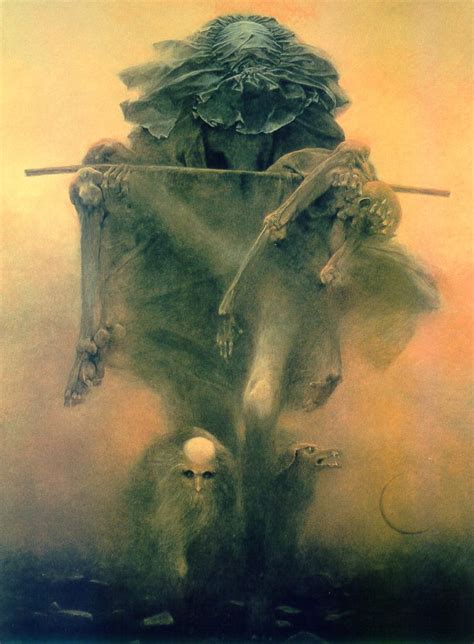 The Nightmarish Paintings Of Murdered Polish Artist Zdzislaw Beksinski