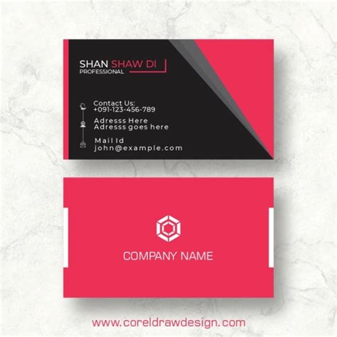 A huge set of about 200 business card templates available in ai, psd, and indesign format files ready to print in a cmyk profile featuring several styles to cover any type of business or industry. Download Creative Business Card Free Premium Vector | CorelDraw Design (Download Free CDR ...