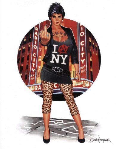 Dave Nestler Do I Look Like A And Tour Guide New York Pin Up Signed Print Ebay