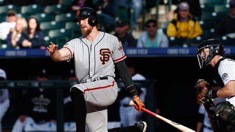 Giants Rf Hunter Pence Placed On 15 Day Disabled List