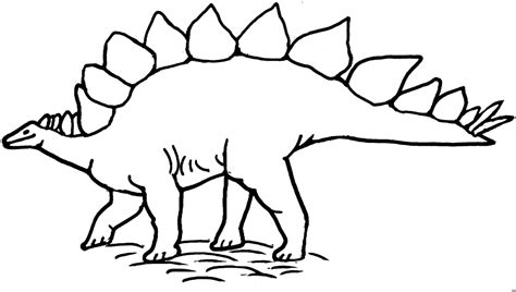 Dinosaurier malvorlagen 5 malvorlagen drucken. Stehender Stegosaurus Ausmalbild & Malvorlage (Tiere)
