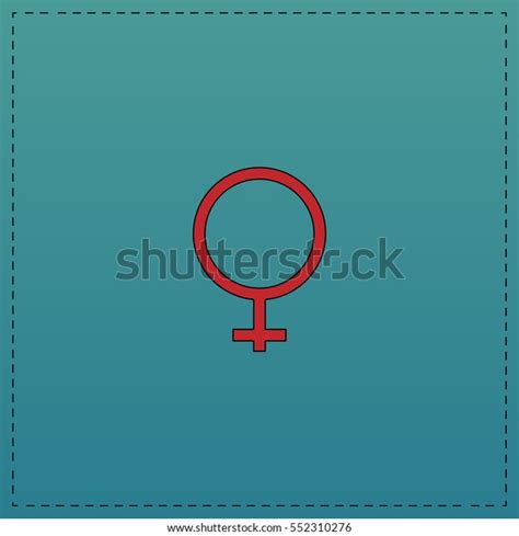 Woman Sex Red Vector Icon Black Stock Vector Royalty Free 552310276 Shutterstock
