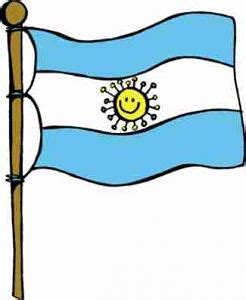 La bandera de la argentina basada en la bandera creada por manuel belgrano, líder de la revolución de mayo, quien la diseñó con los colores de la escarapela nacional, celeste y blanca. bandera argentina para pintar | Bandera argentina ...