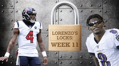 Lorenzos Locks These Are The Safest Bets For Week 11