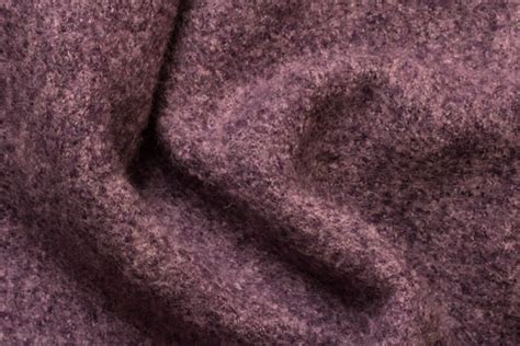 Thick Boiled Wool Iris Purple Melange Bloomsbury Square Dressmaking