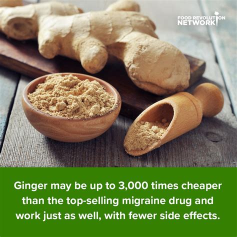 Ginger For Migraines Ginger May Be Stronger Than Migraine Drugs
