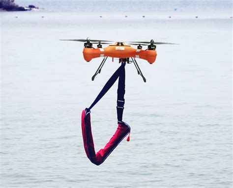 Drone Quadricoptère Splashdrone 2 Auto Swellpro De Secours En Mer