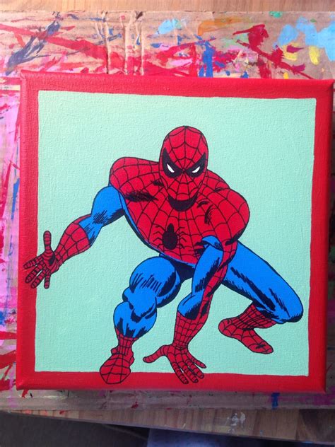 Spider Man Canvas Spiderman Canvas Spiderman Pop Art